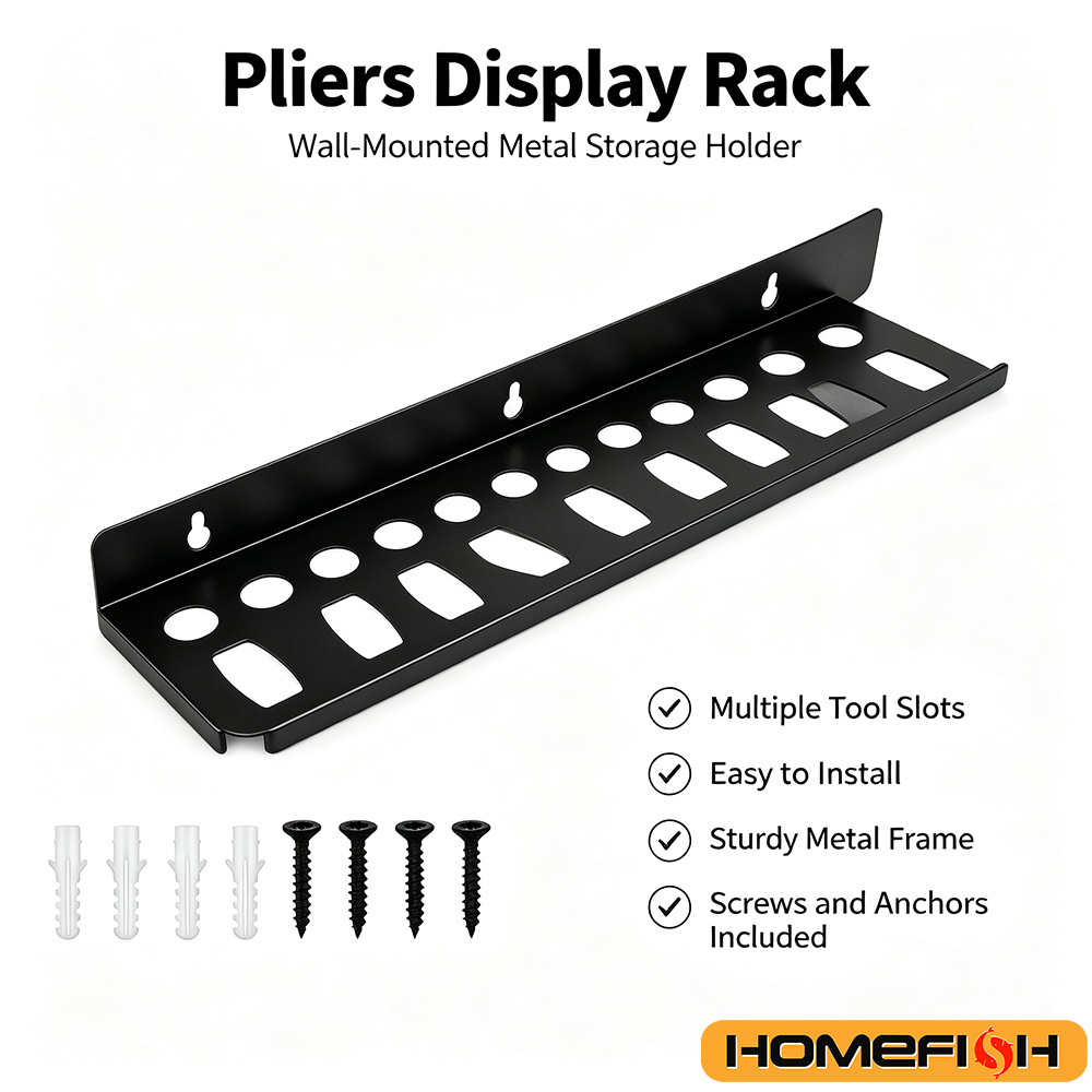 Hand Tools In Workshop - Wall Mount Tool Organizer Rack Screwdriver