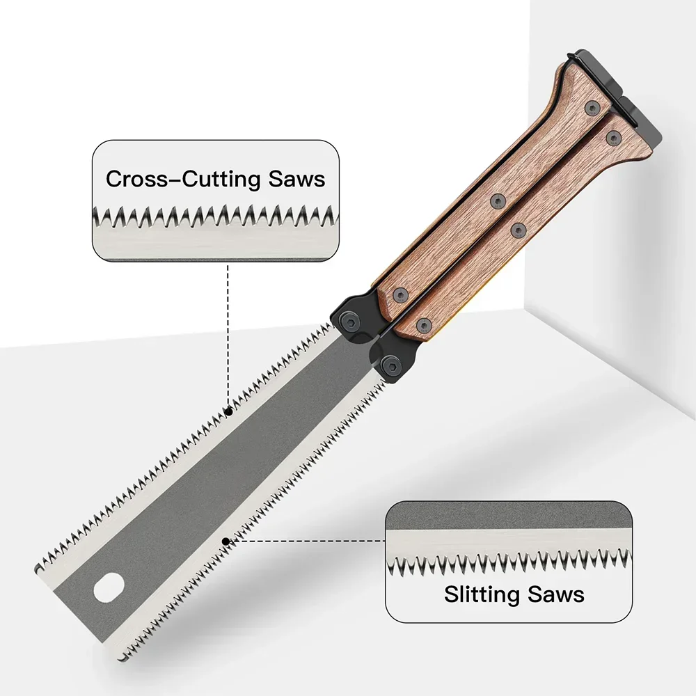Foldable Double Sided Hand Saw - Hacksaw recension och pris