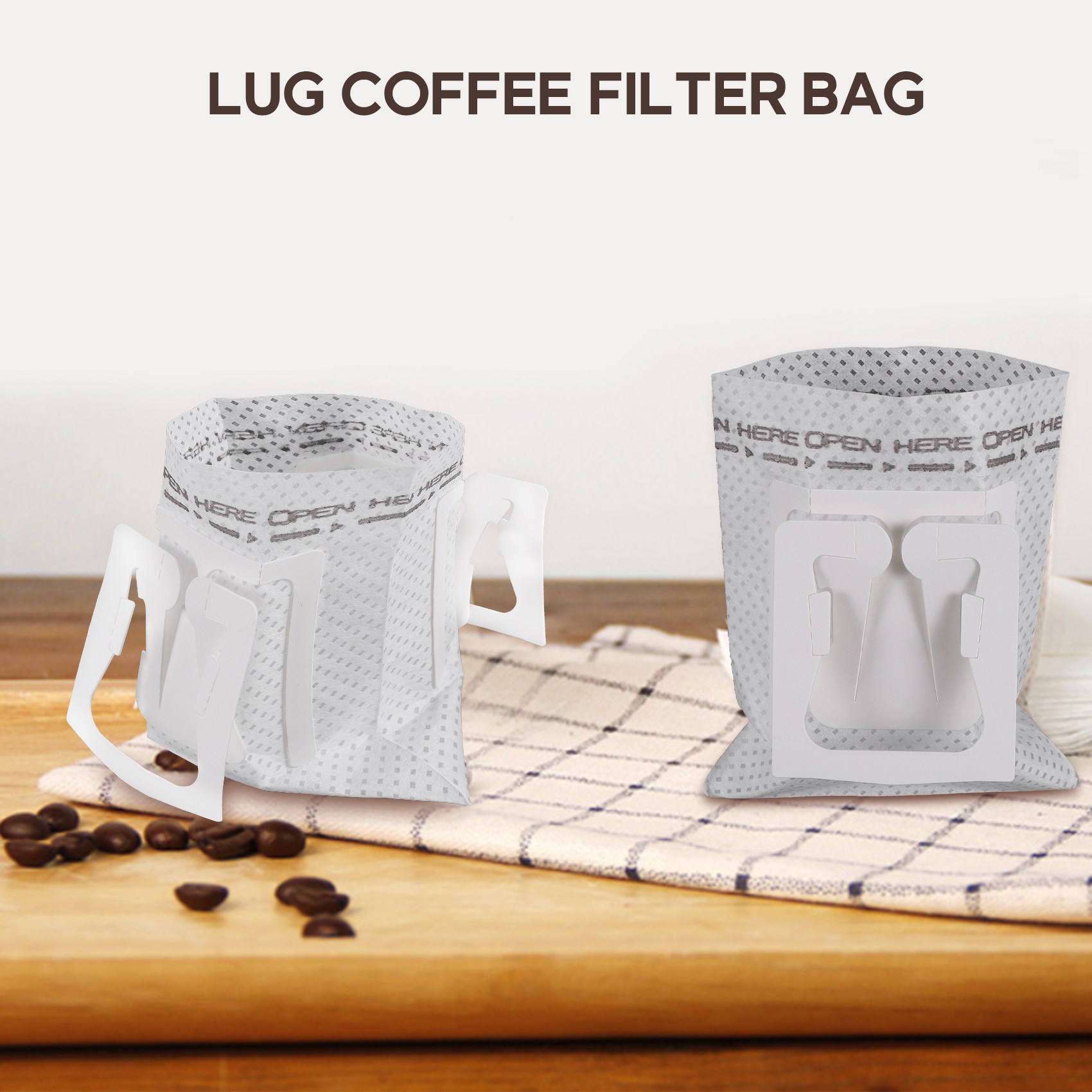 50Pcs / Pack Drip Coffee Filte - Tool Bag recension och pris