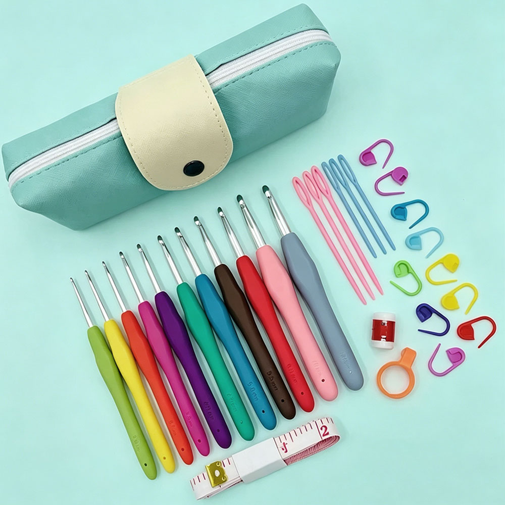 37pcs Crochet Hooks Kits with  - Tool Set recension och pris